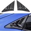 Rear Side Window Louvers for 10th Gen Civic Sedan, Compatible with Honda Civic 2016-2021 Accessories, Car Exterior Rear Side Window Louvers Air Vent