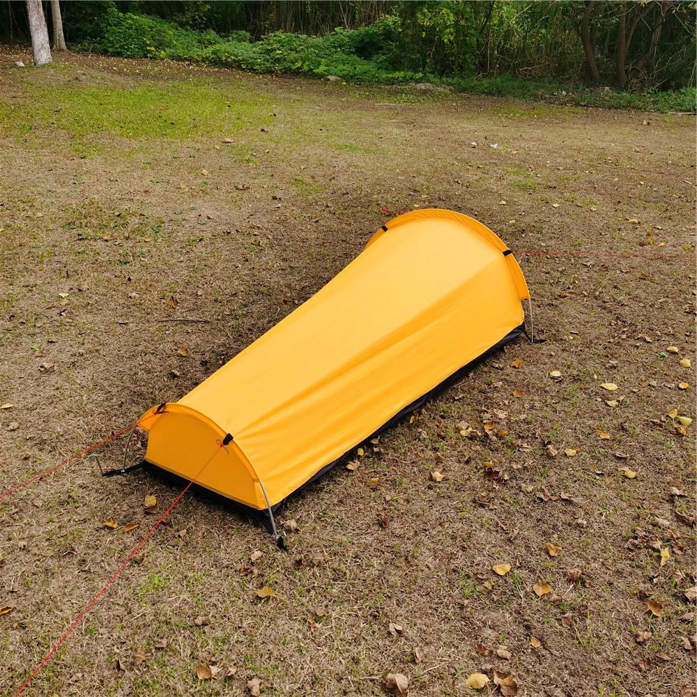 Backpacking Tent Ultralight Outdoor Camping Sleeping Bag Tent Portable Single Person Tent Sleeping Bag Car Travel Equipment