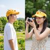 Cute Yellow Duck Baseball Cap, Adjustable Cartoon Sun Visor, Funny Animal Hat for Kids and Adults Outdoor