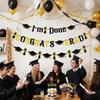 Glitter Decor Glittery Gold Garland Gold Shining Graduation Hanging Banner  Party Decorations
