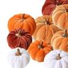 12 Pieces Foam Pumpkin Faux Pumpkins Decorative Halloween Crafting Artificial Fall