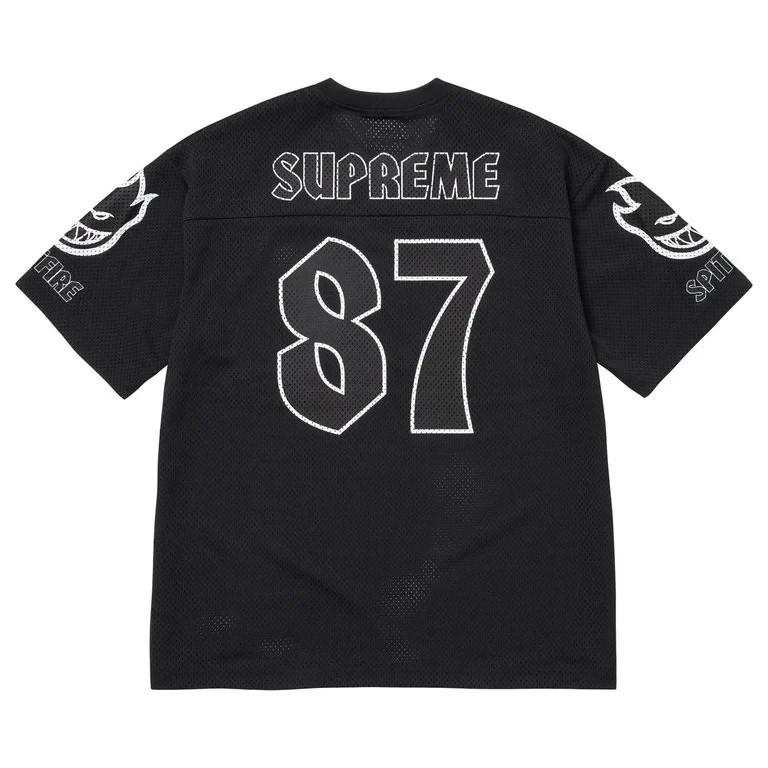 Supreme X Spitfire Football Jersey Black