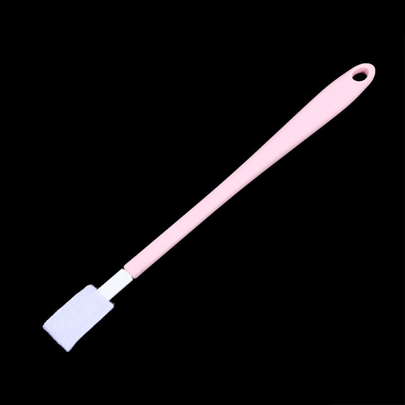 30/50PCS Long Handle Disposable Toilet Brush with Refill Heads Bathroom Crevice Cleaning Scrubber Keyboard Cleaning Tool