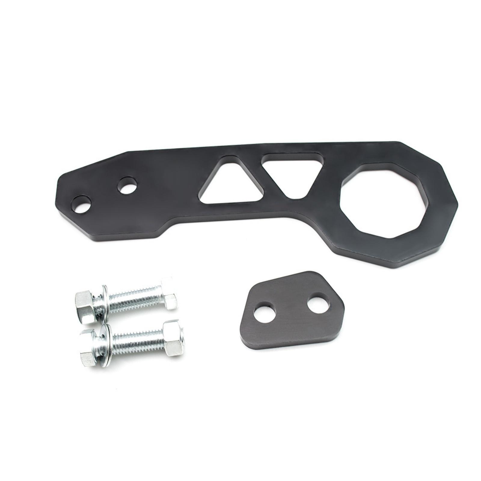 

y1gd Алюминиевый сплав Автомобильный задний бампер Буксировочный ремень с буксировочным крюком Для экстренных случаев Любителям активного отдыха Водитель One Size