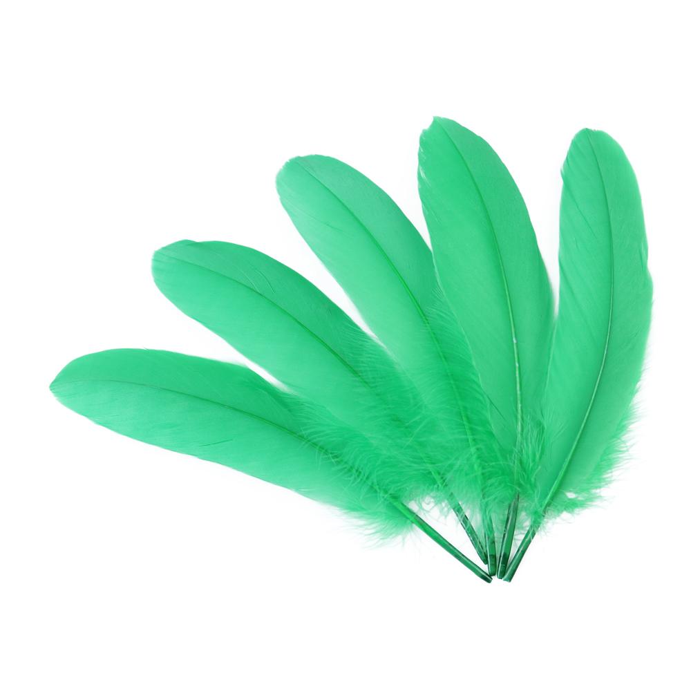 50/200/500 Stück Harte Stange Natürliche Gänsefedern Bastel Federn Weiße Federn Schmuckherstellung DIY Party Hochzeitsdekoration 15-20CM