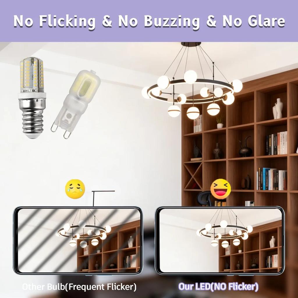 50PCS G9 LED Lamp 2W 3W 4W 220V 240V E14 Led Corn Bulb SMD 2835 LED G9 Light Replace 40W Halogen Lamp Light for Home Useful