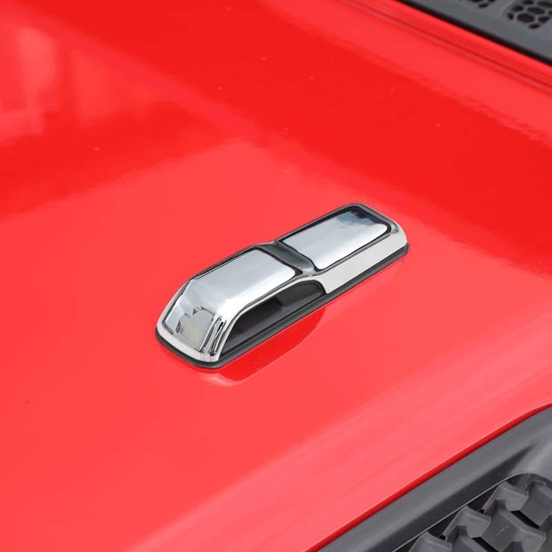  ABS Engine Hood Decoration Cover Sticker Fit For Jeep Wrangler JL For JT Gladiator 2018 Up  Car Exterior Accessories
