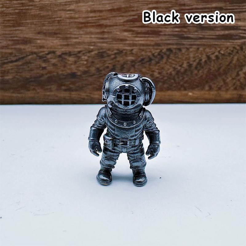 Diver Figurine Brass Knife Beads Edc Diy Woven Bracelets Lanyard Pendants Accessories Outdoor Tool Hangings Charms Gift
