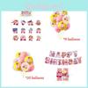 Balões de Látex Adoráveis com Tema Kirby Para Decorações de Festa de Aniversário