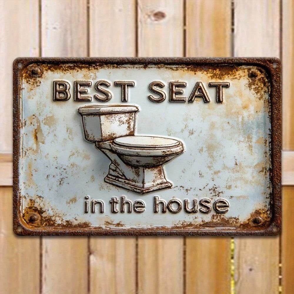Wall Art Iron Metal Tin Sign Farmhouse Decor Housewarming Gift Funny Home Cafe
