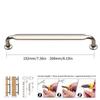 Modern Minimalist Zinc Alloy Gold and Sliver Cabinet Doors Handles Luxury Furniture Cabinet Cupboard Drawers Knob Wardrobes Pull