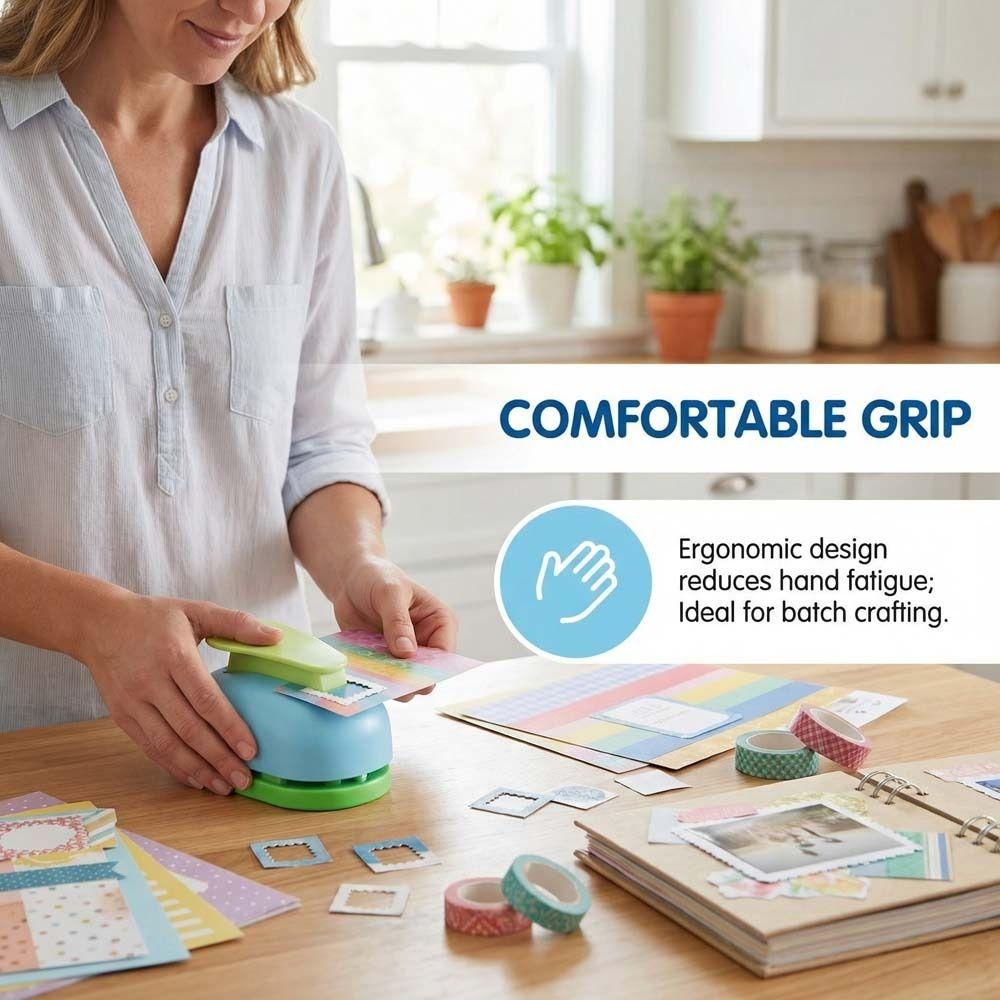 Stämpelform Stämpelkant Hålslagare Hålstansare Tillverkare Tandad Hålstansare Präglare Scrapbooking