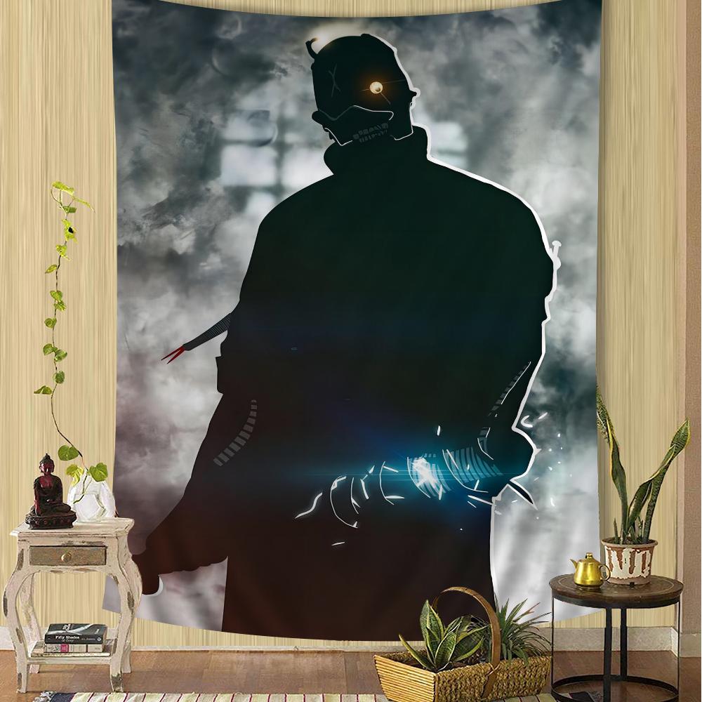 Game DDaylight by DDead Anime Tapestry Hanging Tarot Hippie Wall Rugs Dorm Sheets Tapestries Bohemian Mandala INS Home Decor