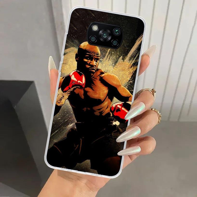 Mike Tyson Boxer Man Phone Case for Xiaomi Poco X5 X6 X7 Pro F7 Ultra M7 Redmi 15 15C 13 13C 12 12C 10 10A 10C 9 9A 9C 9T Shell