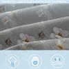 1 Simple Modern Plant Flower Printed Matte Fitted Sheet, Bedroom Printed Bed Cover, Bedding (Excluding Pillowcases)