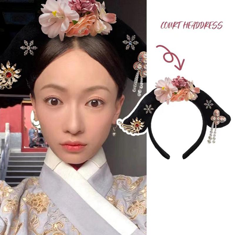 Ancient Chinese Gege Hairband Fabric Fashion Headband Chinese Style