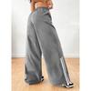 VEZFAA Women's Fashion Casual High Waist Trousers Pants & Capris