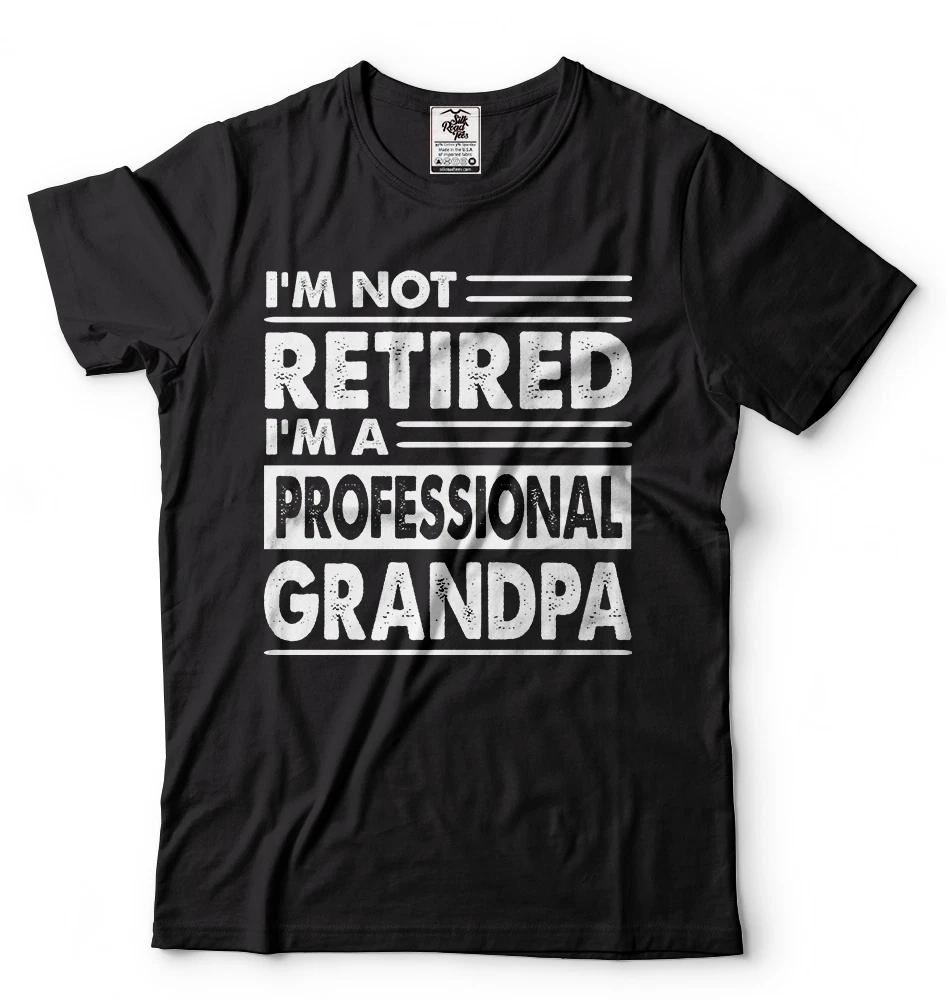 Retired Grandpa shirt Grandfather retirement tee shirt Funny shirt for grandpa T S