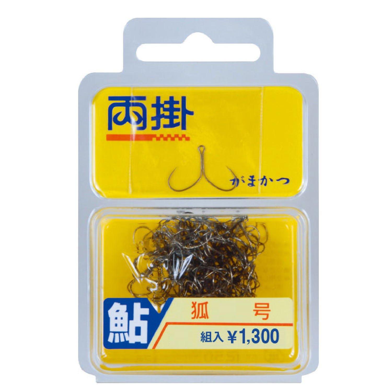 Gamakatsu Double Hook Fox Hanging No. 9 80 Pieces Brown