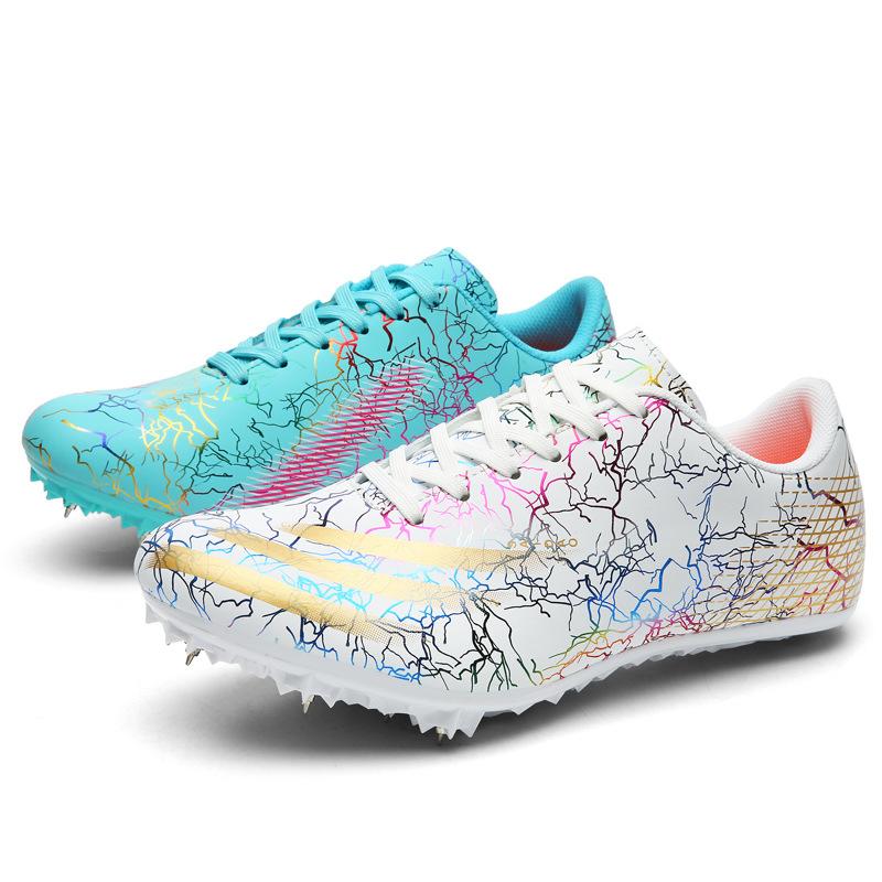 

Внешнеторговые легкоатлетические спринтерские шиповки для мужчин, женские кроссовки для бега и прыжков в длину, спортивные соревнования для учащихся средней школы 46