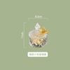 Diamond Glass Candy Jar Household Candle Jar Butterfly Lid Storage Jar Decorative Box Desktop Ornaments Modern Home Decoration