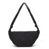 New soft dumpling bag women's simple casual trend shoulder bag fashion canvas down rhombus messenger bag