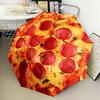 Egg Yolk Delight Umbrella Folding Umbrella, Automatic Umbrella 8-Frame for Travel, Camping Use Gift for Halloween Christmas