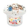 Flauschiger rosa Donut-Slime mit Zuckerstreuseln, weich und dehnbar, Stressabbau-Spielzeug für Kinder und Erwachsene