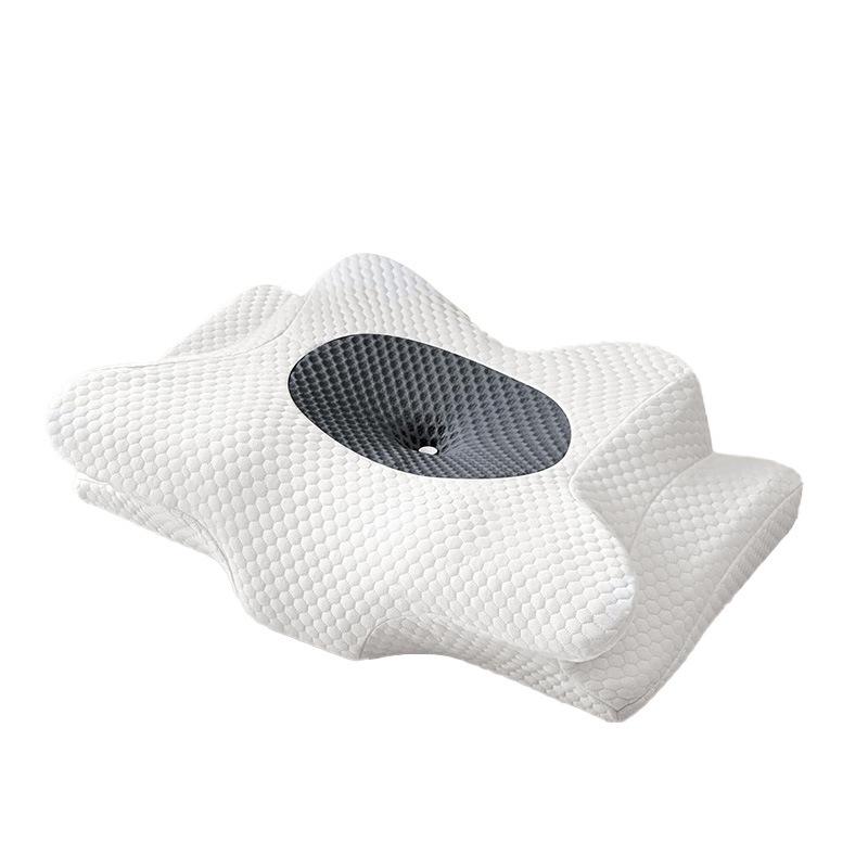 

1PCS Memory Foam Ergonomic Pillow for Neck Support Slow-Rebound Cervical Pillow Poly-Cotton Blend Multi-Scenario Use (Bed/Sofa) 62x41 белый