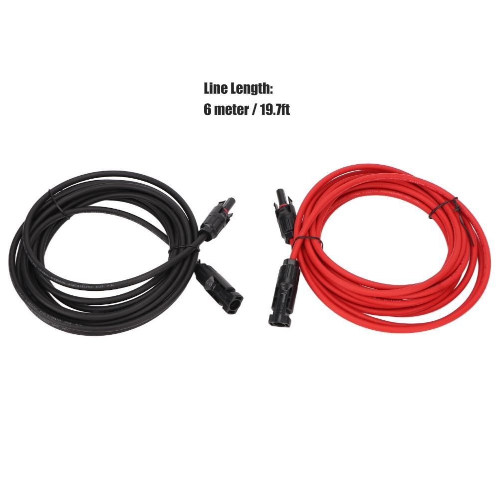 4mm² Diameter Solar Panel Wire 12AWG Wire Photovoltaic System Cable  Photovoltaic System