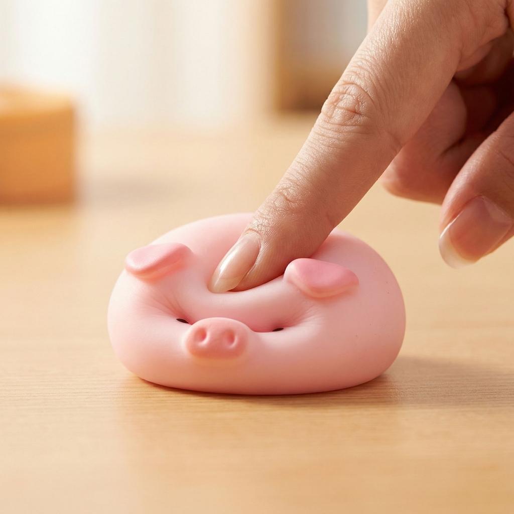 Simulation Stress Relief Bun Slow Rebound Squeeze Toy Set with Chick Design for Hand Exercise and Relaxation Activities