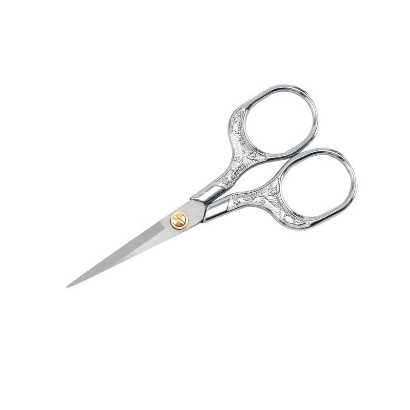 Retro Plum Blossom Embroidery Scissors – Alloy Stainless Steel for Cross Stitch and Handmade Crafts