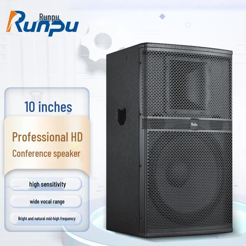 Runpu Professional Dual 10-inch Passive Conference Speaker (CN Version)