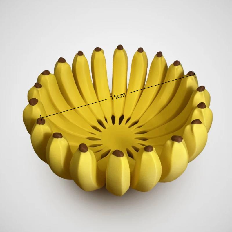Creative Banana Shaped Storage Tray, 3D