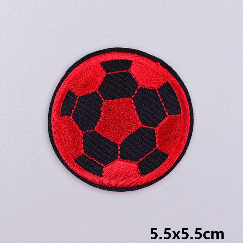 Cartoon Football Embroidery Patch Iron On Patches For Clothing Thermoadhesiv Patches On Clothes DIY Sewing Decorate Applique