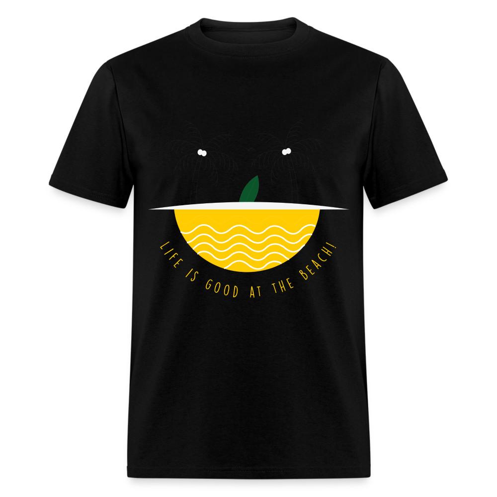 

Life is Good at the Beach shirt Surfer Sunset Beach Ocean T-Shirt Size S-6XL 4XL