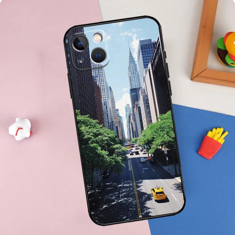 Apple IPhone15 Handyhülle New York City Handyhülle, Bemalt Sturzsicher Huawei Sturzsichere Handyhülle