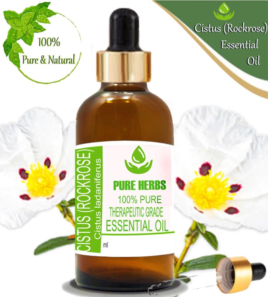 Pure Herbs Cistus Rockrose 100%Pure Cistus Ladaniferus Essential Oil ZA 301