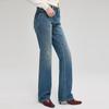 Fengxun Vintage Washed Straight-Leg Jeans