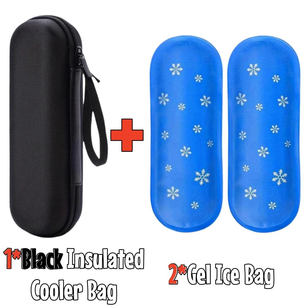 Portable Insulated Insulin Cooling Bag Cooling Packs, Insulated Insulin Case, Lightweight Zipper Design, Travel Storage Bag