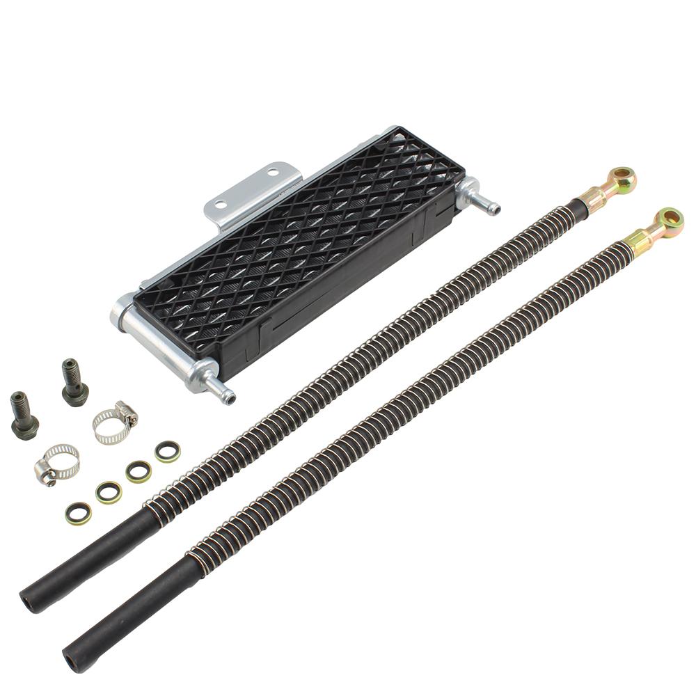 Oil Cooler Motorcycle Radiator Kit Universal Accessories Water Engine Cooling for Honda Kawasaki Monkey Motocross Pit Dirt Bike