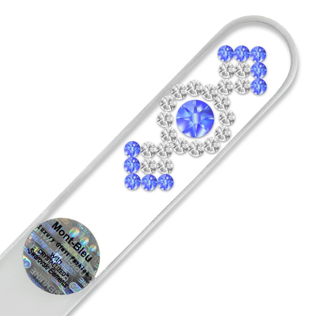 Mont Bleu Ornament Crystal Nail File LE-3