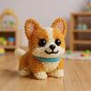3D Animal Ornament Sewing Set 3D Animals Bead Craft Kit 3D Animal Dog Shape Bead Embroidery Set for Crafting Enthusiasts Girls