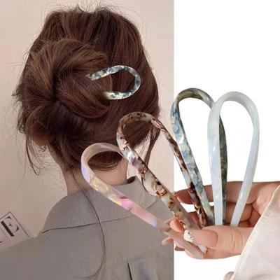 U Shape Hair Clips Pins for Women Girls Hair Sticks Chinese Style Hair Styling Accessories Hairpins Barrettes Headdress Headwear