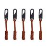 5lots Colorful Detachable Zippers Sliders Cord Outdoor Bag Zippers Pull Head for Outdoor Backpacks Use