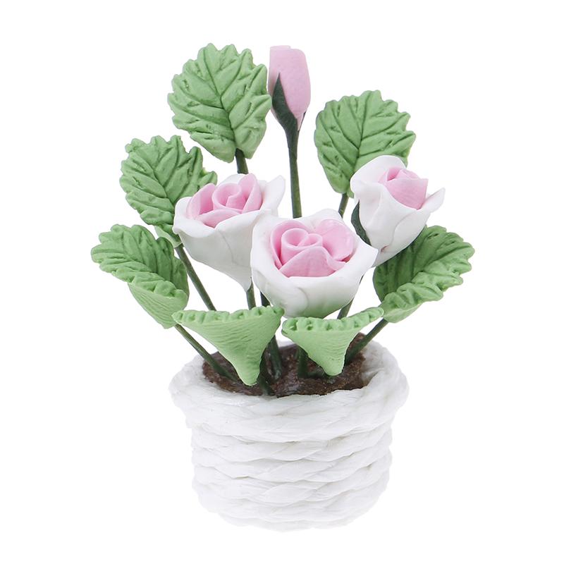 

1:12 Dollhouse Miniature Flowers For Dollhouse Room Living Room Decor Toy