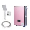 6500W Durchlauferhitzer mit Duschset 220V Badezimmerzubehör Pink