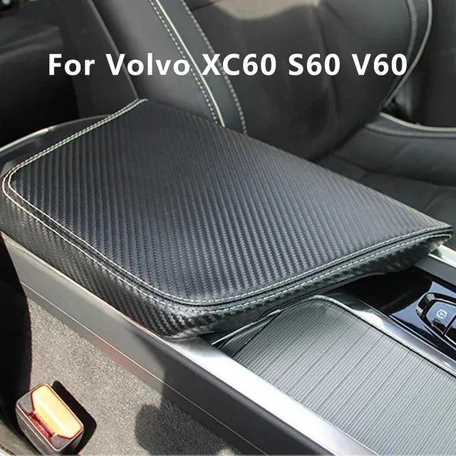 PU Leather Car Armrest Box Pad Center Console Protection Cushion Sleeve Decoration Cover for Volvo XC60 S60 V60 S90 V90 XC90