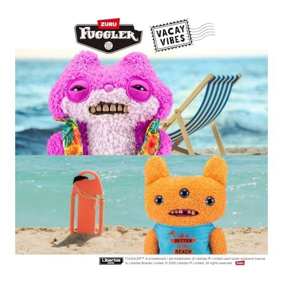 Fuggler VACAY VIBES Reek-O - orange stuffed toy 15714B genuine product