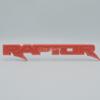 1PCS Rear Trunk Letter Sticker For Ford Ranger Raptor SV1 F150 F250 F350 ABS 3D Front Hood Emblem Side Fender Emblem